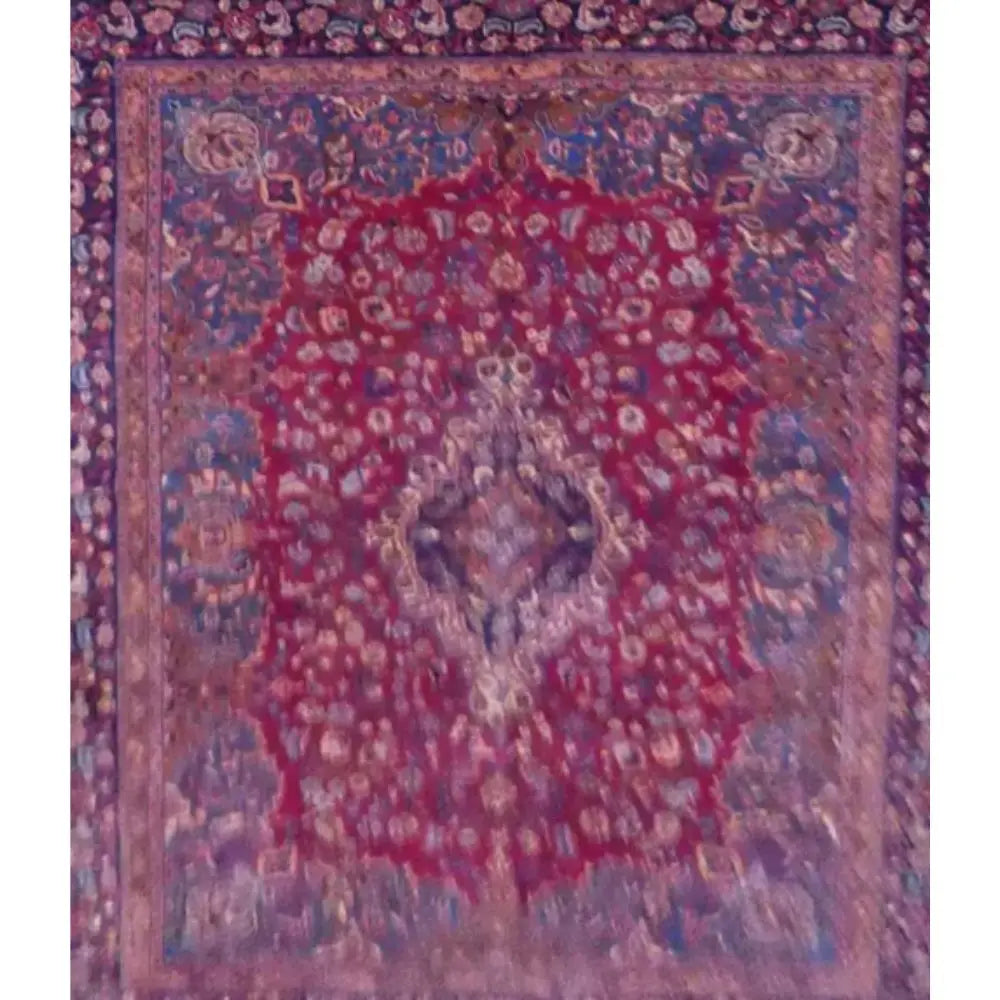 One Of The Kind Persian Tabriz Rug 12'9" x 9'7" zandirugs